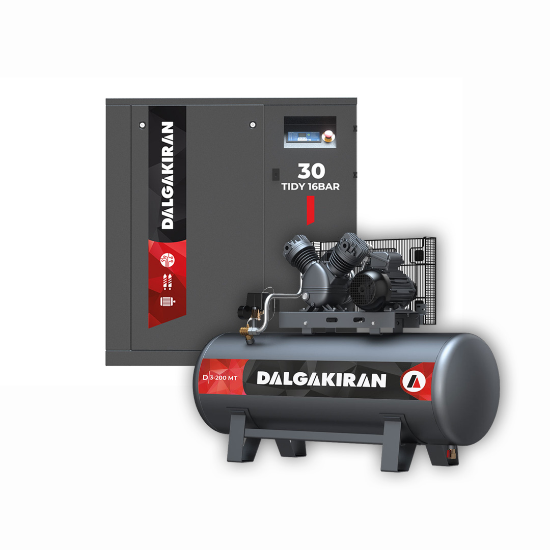 Vidalı ve Pistonlu Hava Kompresörleri